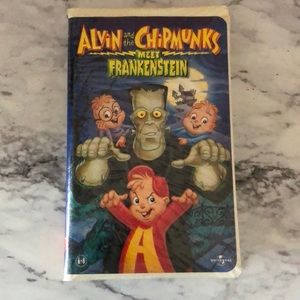 Alvin and the chipmunks meet Frankenstein VHS